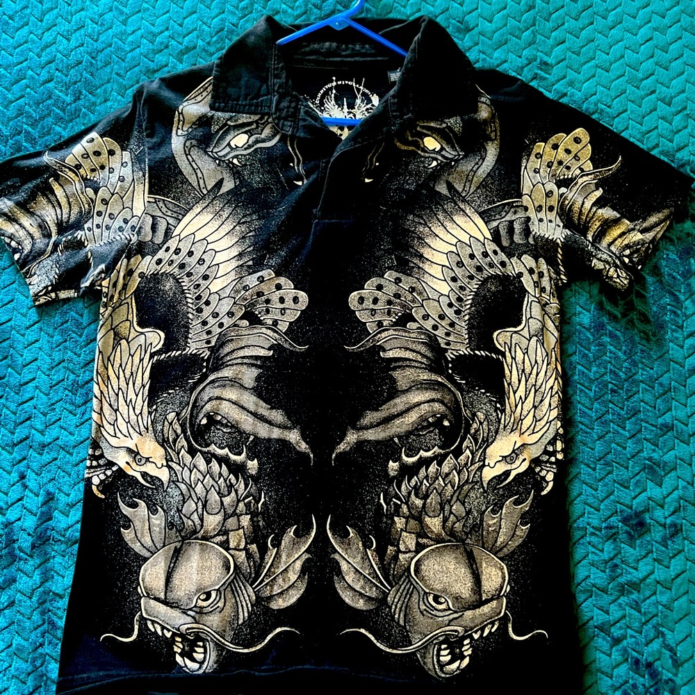 Tattoo Style Mens Large T shirt
